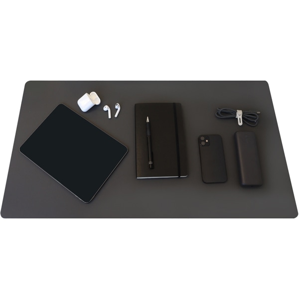 MOTTERU マウス操作も可能 耐久性・耐熱性・耐水性に優れたデスクマット（全5色） スモーキーブラック 製品サイズ約750(W)×1(D)×400(H)mm