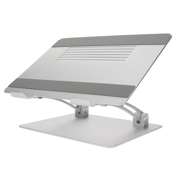 MOTTERU 肩や背中への負担を軽減 自由な角度に調節できるノートPCスタンド ペンタブ 液タブ iPad Pro スタンド 2年保証 シルバー 製品サイズ約295(W)×230(D)×35(H)mm