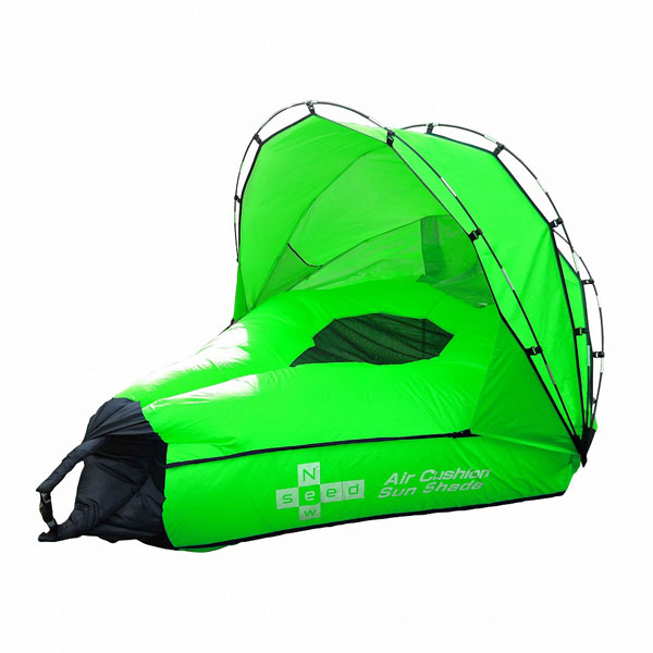 水陸両用エアークッションテント グリーン