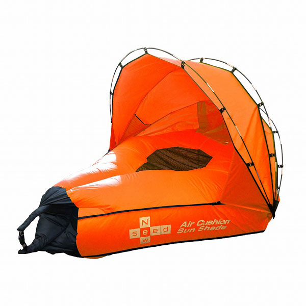 水陸両用エアークッションテント オレンジ