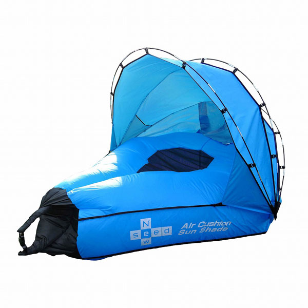 水陸両用エアークッションテント スカイブルー