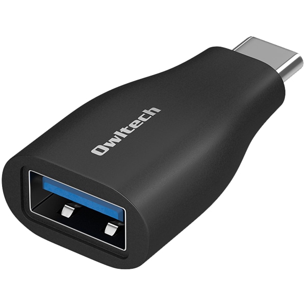 変換アダプタ/USB Type-A to USB Type-C/USB Type-Aメス to USB Type-Cオス/高速USB3.2 Gen2/ブラック