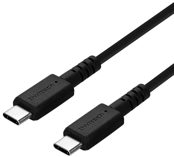 スマホ・タブレット用USBケーブル/USB2.0規格準拠/USB（C-C）/Power Delivery対応/PD60W/温度センサー搭載/やわらか/断線に強い/2m/200cm/ブラック