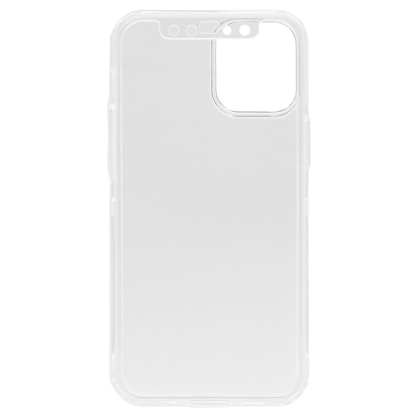 液晶画面保護マットガラス1枚付 iPhone 12 mini専用 360度全面保護のフルカバーケース クリア 製品サイズ約68.5(W)×11(D)×135(H)mm