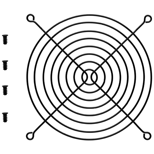 14cm角ファン用ファンガード 2個入り 製品サイズ約134(W)×5.5(D)×134(H)mm