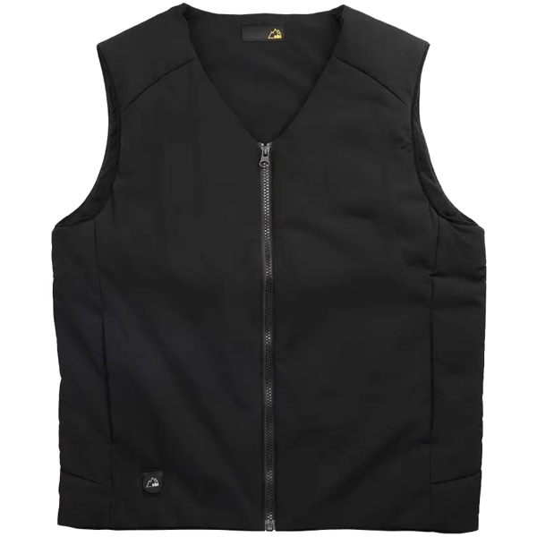 冬場のアウトドアやレジャーに最適 速暖10秒で温まる ヒーティングベスト Mサイズ ブラック