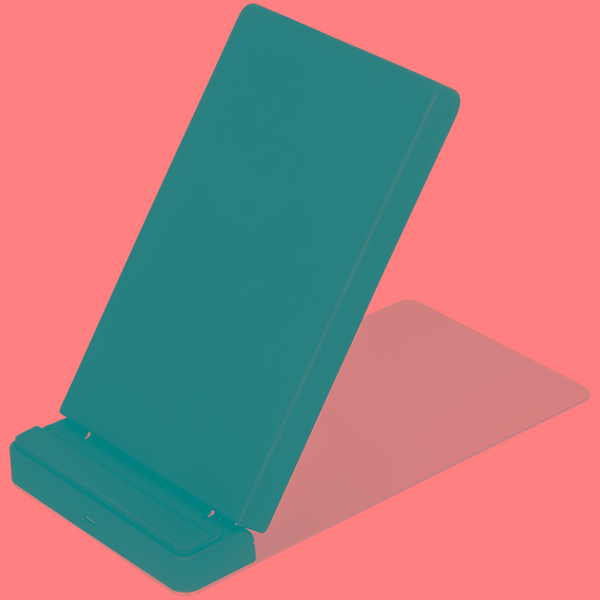 充電器/Qi規格対応ワイヤレス充電器/急速充電/5W/7.5W/10W/スタンド/横置き/縦置き/ブラック