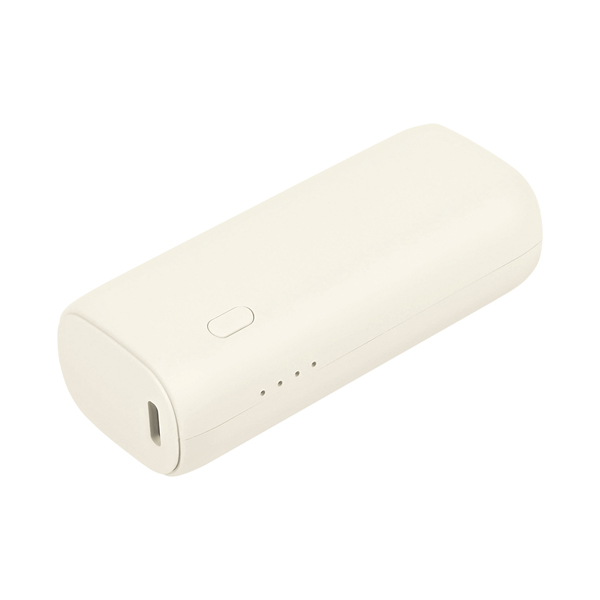 モバイルバッテリー/かしこく充電/5000mAh/PD20W/PSE適合/iPhone、iPad、スマホ、BTイヤホン、ポータブルゲーム機、電子タバコ、各種対応/小型/軽量/ベージュ
