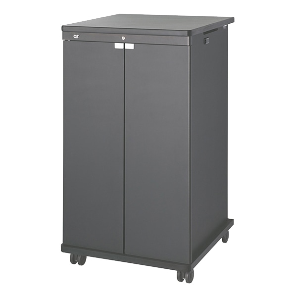 AVキャビネット/ノーマルキャビネット1000タイプ/棚板/60φキャスター/ブラック/木扉