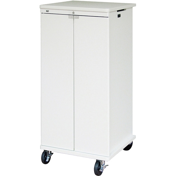 AVキャビネット/ノーマルキャビネット1200タイプ/棚板/100φキャスター/ホワイト/木扉