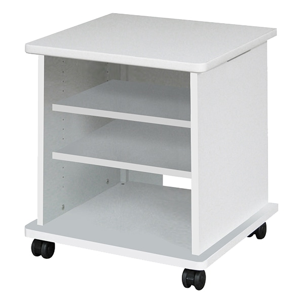 AVキャビネット/ノーマルキャビネット700タイプ/棚板/60φキャスター/ホワイト/扉なし