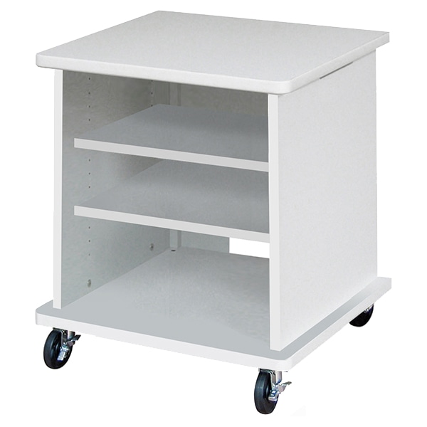 AVキャビネット/ノーマルキャビネット700タイプ/棚板/100φキャスター/ホワイト/扉なし