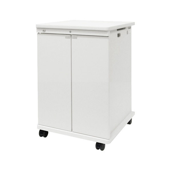 AVキャビネット/ノーマルキャビネット900タイプ/棚板/60φキャスター/ホワイト/木扉