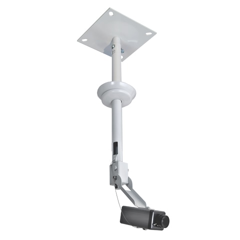 監視カメラハンガー（ボックス型）/パイプDセット/ホワイト