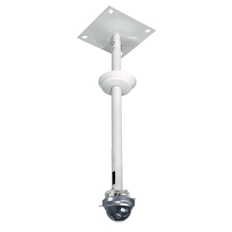 監視カメラハンガー（ドーム型）/パイプFセット/ホワイト