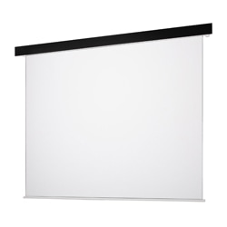 Pセレクション電動スクリーン 黒パネル/端子台/全白/100型WXGA