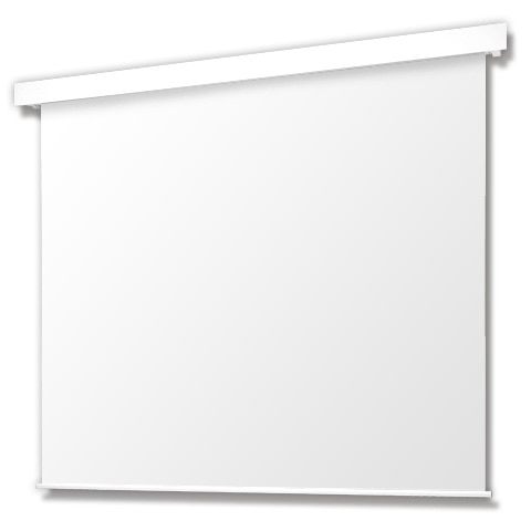 Pセレクション電動スクリーン 白パネル/24v端子台/全白/120型WXGA