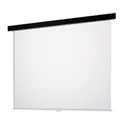 Pセレクション手動スクリーン 黒パネル/マスクなし/80型WXGA