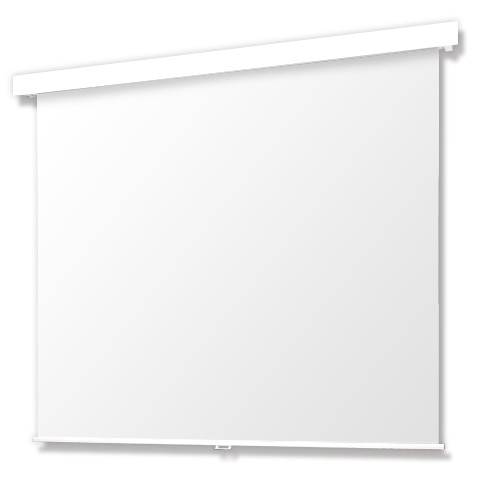 Pセレクション手動スクリーン 白パネル/マスクなし/200型WXGA