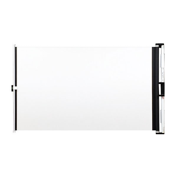 【台数限定特価！！】まぐピタ モバイルスクリーン（横引き）/マグネット式 曲面・平面黒板用/WUXGA・WXGAサイズ72型（16：10）