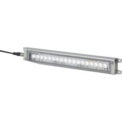 防水高耐食型LED照明ワークライト 発光部300mm/M12コネクタ接続/ステンレス/昼光色
