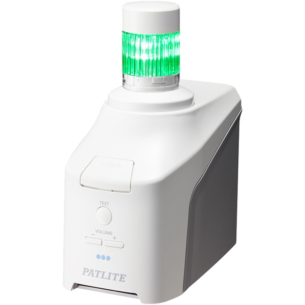 音声対応ネットワーク制御信号灯 直径40mm/1段/緑/ACアダプタ付属