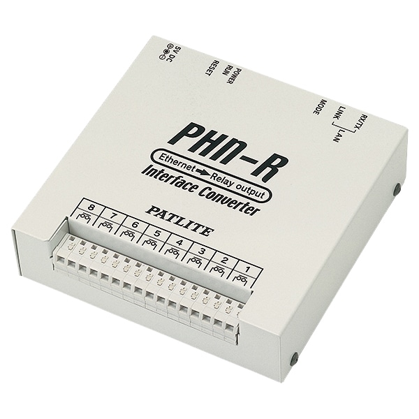 Ethernet インターフェースコンバータ (Ethernet>リレー)