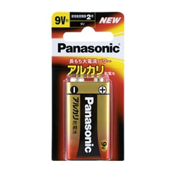 アルカリ乾電池 9V形 1本ブリスターパック