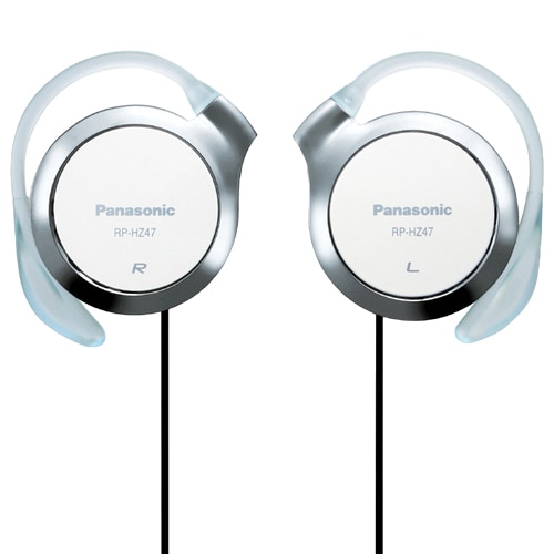 クリップ式ステレオヘッドホン （ホワイト）