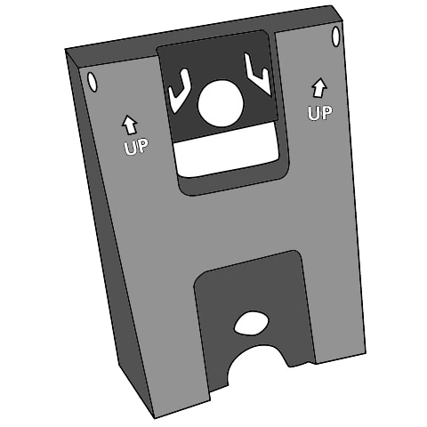 壁掛けアダプター