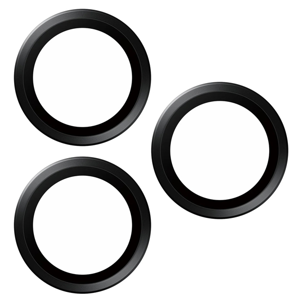 PanzerGlass Hoops Camera Lens Protector iPhone 15 Pro/15 Pro Max Black