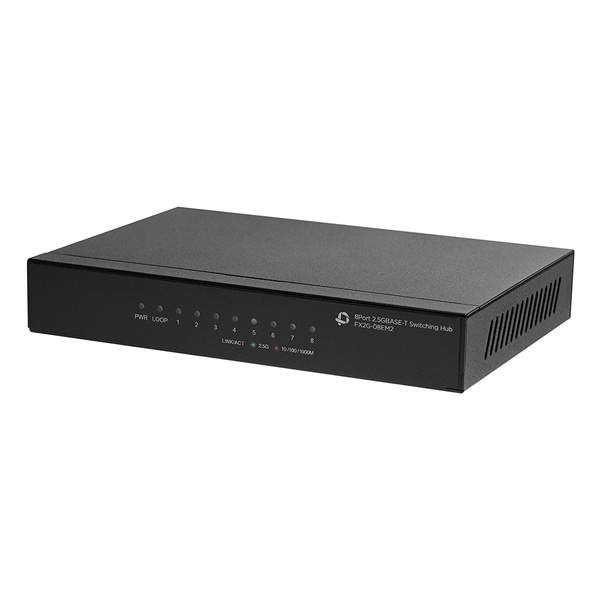 8ポート 2.5GBASE-T スイッチングハブ