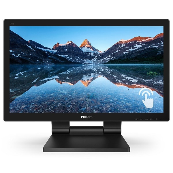 液晶ディスプレイ 21.5型静電容量タッチ/1920×1080/DisplayPort、HDMI、DVI-D、D-Sub/ブラック/スピーカー：あり/5年間フル保証