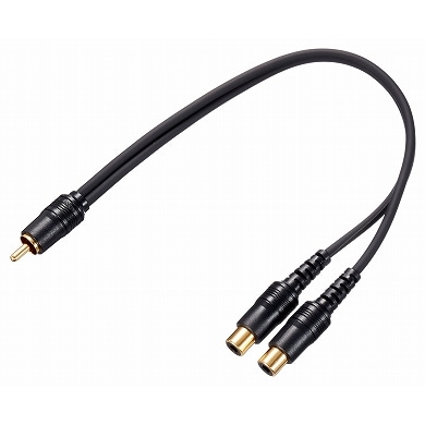 RCA分配ピンケーブル