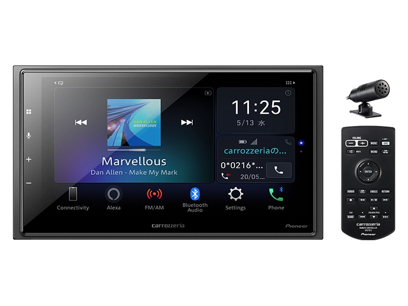 6.8V型ワイドVGA/Bluetooth/USB/チューナー・DSPメインユニット