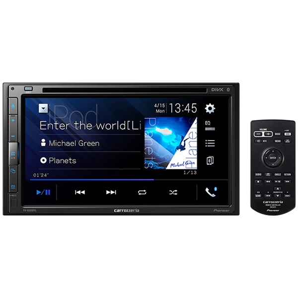 6.8V型ワイドVGAモニター/DVD-V/VCD/CD/Bluetooth/USB/チューナー・DSPメインユニット