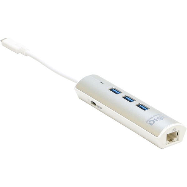 USB3.1 Type-C ドッキングステーション ミニ （LAN/シルバー）