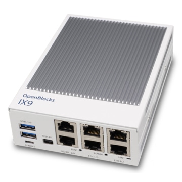 OpenBlocks IX9 Debian 12搭載モデル 【Intel Atom E3845/8GB/eMMC 8GB/Debian 12版/小型】