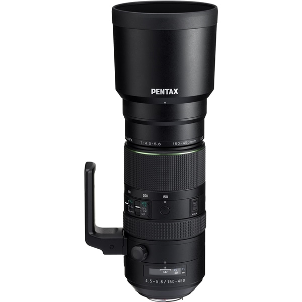 超望遠ズームレンズ HD PENTAX-D FA 150-450mmF4.5-5.6ED DC AW （ケース・フード付）