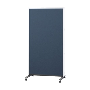 パーティションホワイトボード 片面掲示板 1連タイプ（高さ1800mm）/428387