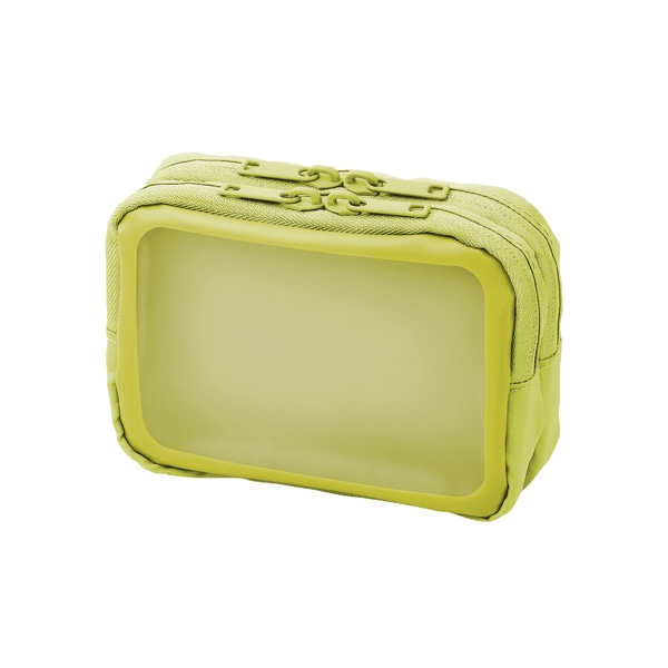 ナカ見え ガシェットポーチS グリーン