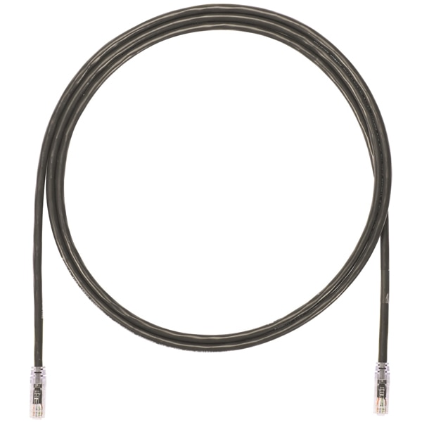 カテゴリ6A UTPパッチコード（LANケーブル）・黒・1m