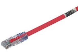 カテゴリ6A UTPパッチコード（LANケーブル）・赤・3m