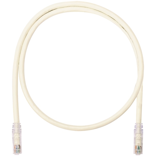 カテゴリ6A UTPパッチコード（LANケーブル）・オフホワイト・5m