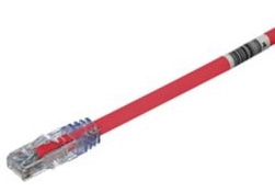カテゴリ6A UTPパッチコード（LANケーブル）・赤・7m