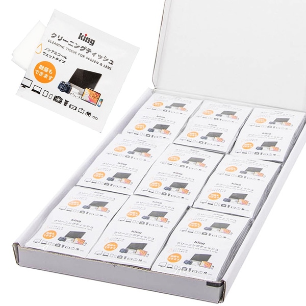 KING クリーニングティッシュ 108枚入り KCTFSL-108