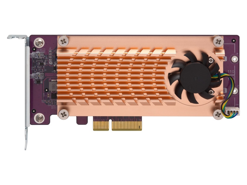2 x M.2 PCIe SSD 拡張カード (QM2-2P-244A、単体)