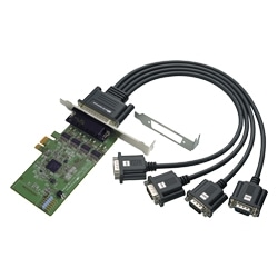4ポート RS-232C・デジタルI/O PCI Expressボード