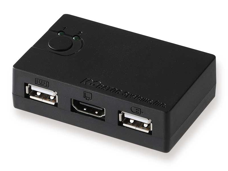 HDMIパソコン切替器（2台用）