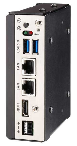 小型インダストリアルPC Windows 10 IoT Enterprise(64bit) eMMC(TLC) 64GB  温度拡張品 High-end DCジャックモデル（ACアダプタ対応）
